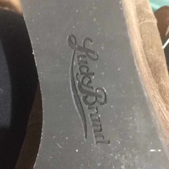 Lucky Brand Suede Leather Shoe/Bootie - Picture 2 of 4